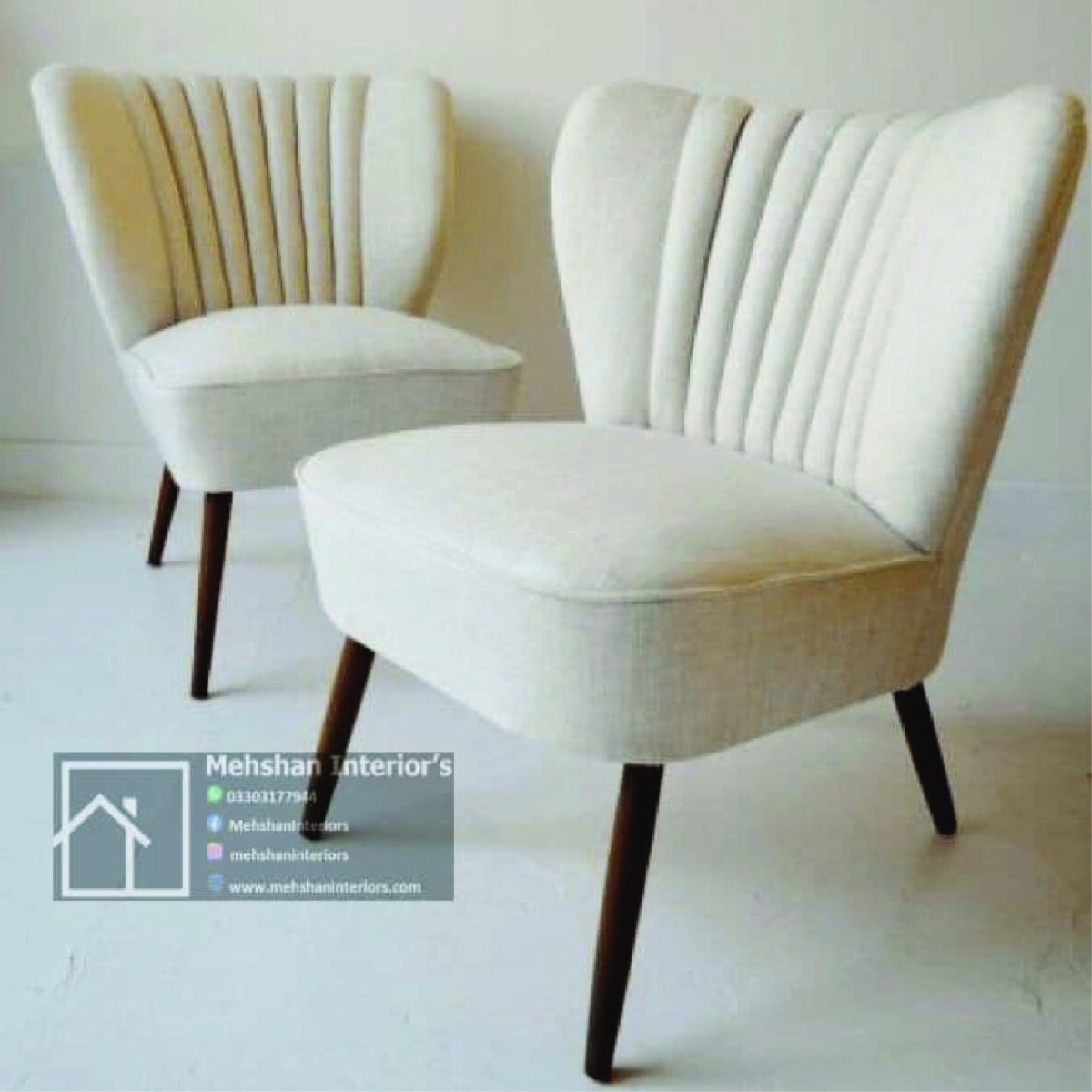 Luxury Accent Chair Dana (White)