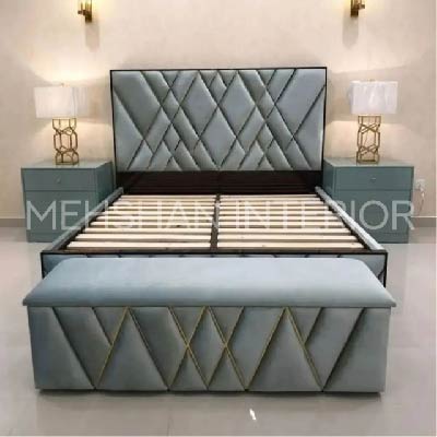 Fresco King Size Bed-Mehshan Interiors